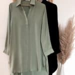 Vazzola Fashion Online Shop - Oversize Hemd für Damen
