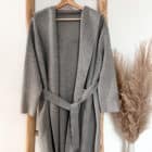 Vazzola Fashion Online Shop - Mantel mit Bindegurt für Damen